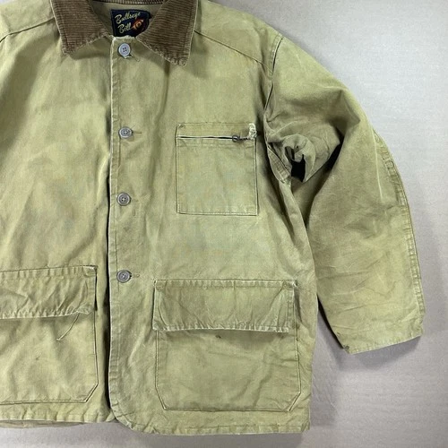 Vtg 60s Bullseye Bill Hunting Jacket Tan Duck Canvas - Mens L - like carhartt image 6