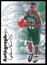 1997-98 Skybox Autographics Dana Barros On Card Auto Nm/Mt/Mt a0007