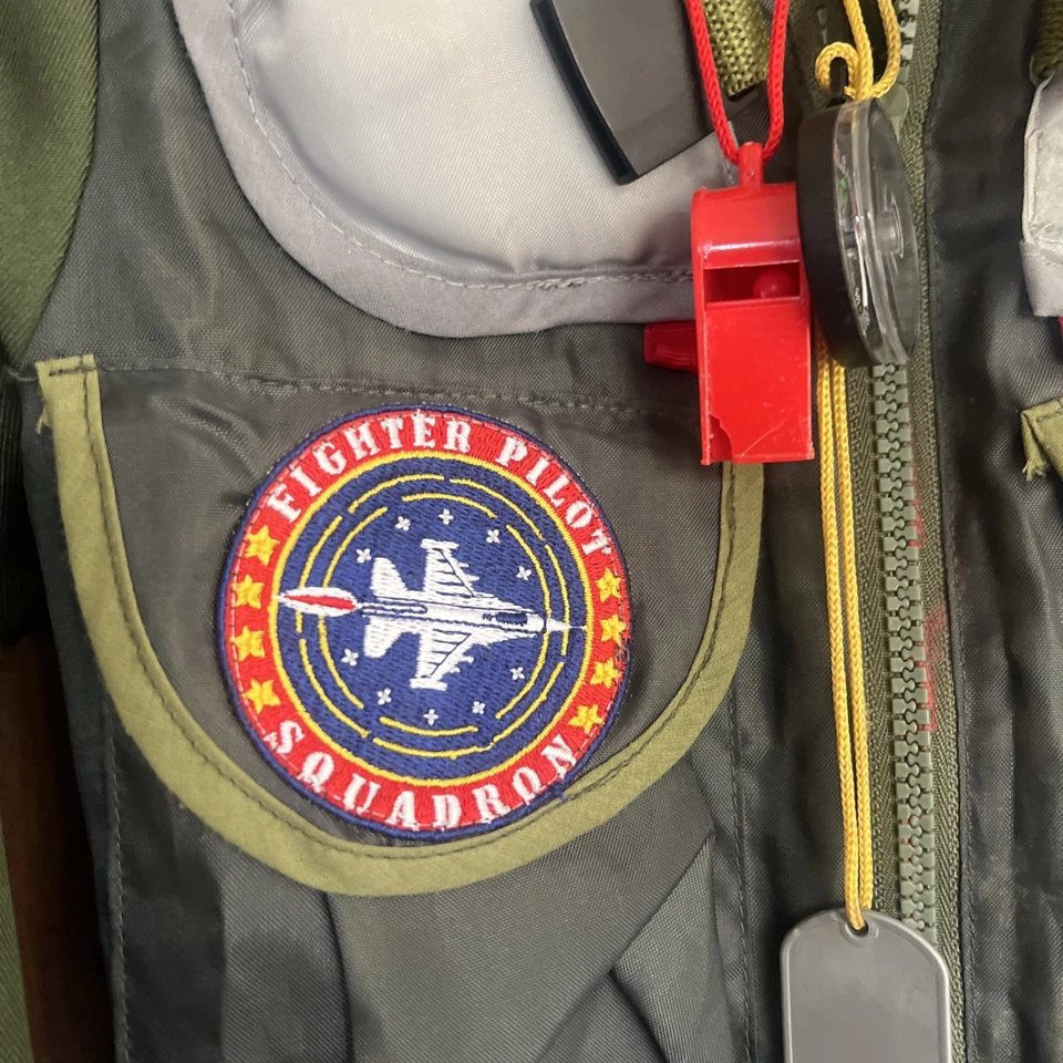 Teetot & Co Inc. Special Air Force Kid's Costume Flighter Pilot W/ Accessories - Image 2 of 4