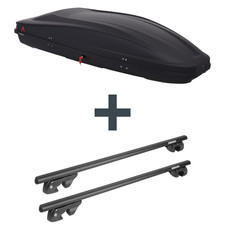 Dachbox G3 Spark 480 + Dachträger Menabo Sherman für BMW 3er Touring Typ E46 NP