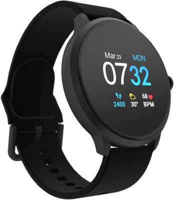 iTouch Sport 3 Smartwatch (with 24/7 Heart Rate Tracking, Step Counter Black