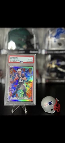 2024 Panini Mosaic - Stained Glass Drake Maye #SG-18 (RC)