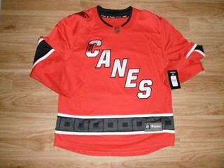 NHL Trikot Carolina Hurricanes L "neu" Script Jersey Canes # 86 Fanatics