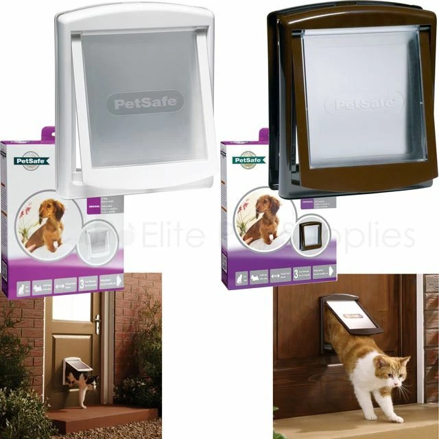 Petsafe Staywell Pet Door Original 2 Way Cat / Dog Flap S/M/L White or Brown