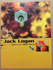 JACK LOGAN Ultra Rare 1999 PROMO POSTER for Buzz CD NEVER DISPLAYED 18x24 USA