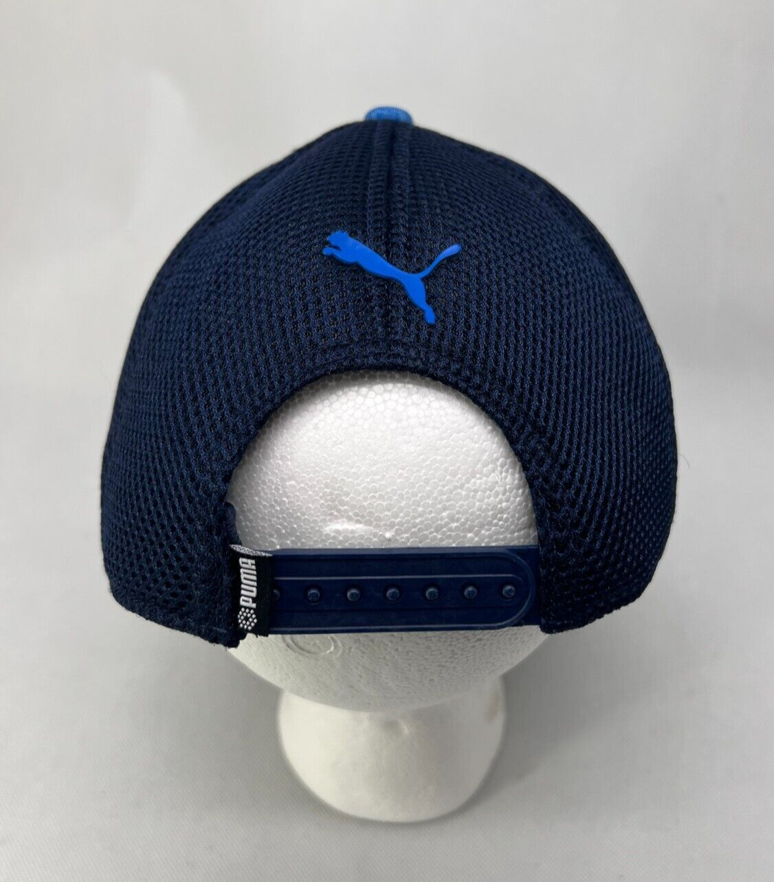 Puma Dry Cell Golf Logo Colorblock Blue Snapback Hat … Gem