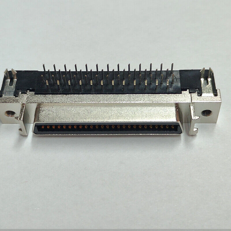 Conector SCSI doble capa 50PIN SCSI servoaccionamiento placa enchufable cabeza hembra Foto 4 de 4