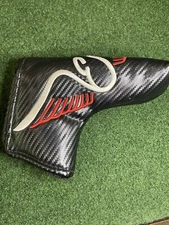 Edel Universal Blade Putter Head Cover Black Carbon Fiber Magnets