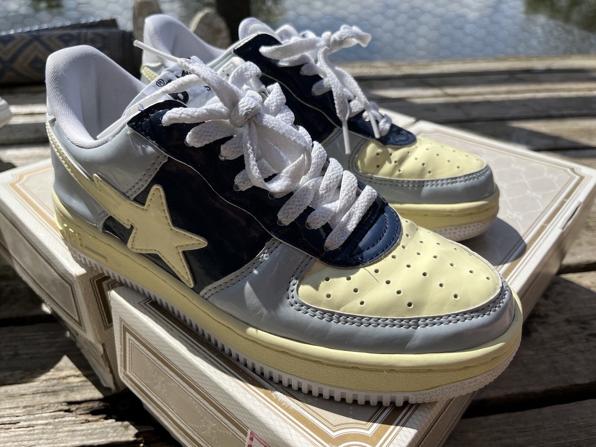 BAPESTA patent leather sneakers 2004 a bathing ape BAPE STA US 8 
