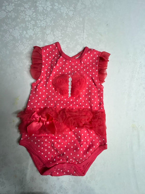 Kiddiezoom Bodysuit 3-6 Months Baby Cotton Short-Sleeve Comfort Snap Closure