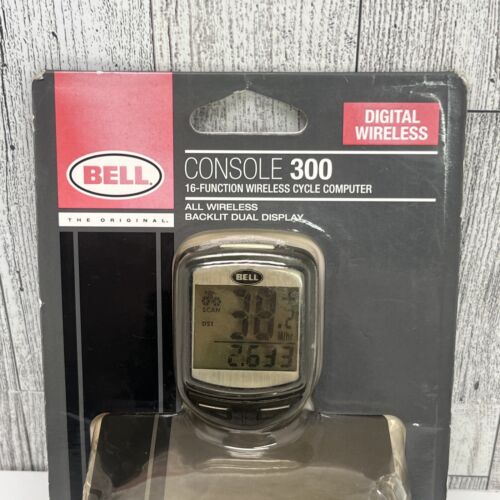 Bell Console 300 Digital Wireless 16 Function Cycle Computer Dual Display New - Picture 2 of 12