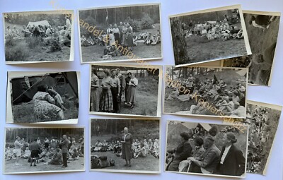 orig. Foto Konvolut Berlin Wilhelmsruh Sonnenwende 1959