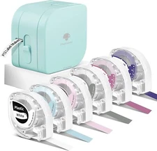 DYMO Label Maker Labeling Tapes LetraTag 100H Handheld Phomemo P12 Bluetooth