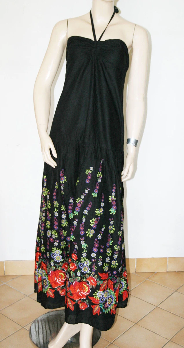 MAXI ROBE PROMOD 38 40 TBE SOIREE MARIAGE FETES fleurs liberty