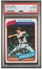 1980 Topps NOLAN RYAN # 580 - A.L. ALL-STAR -▶HOF !!!◀- - PSA 8