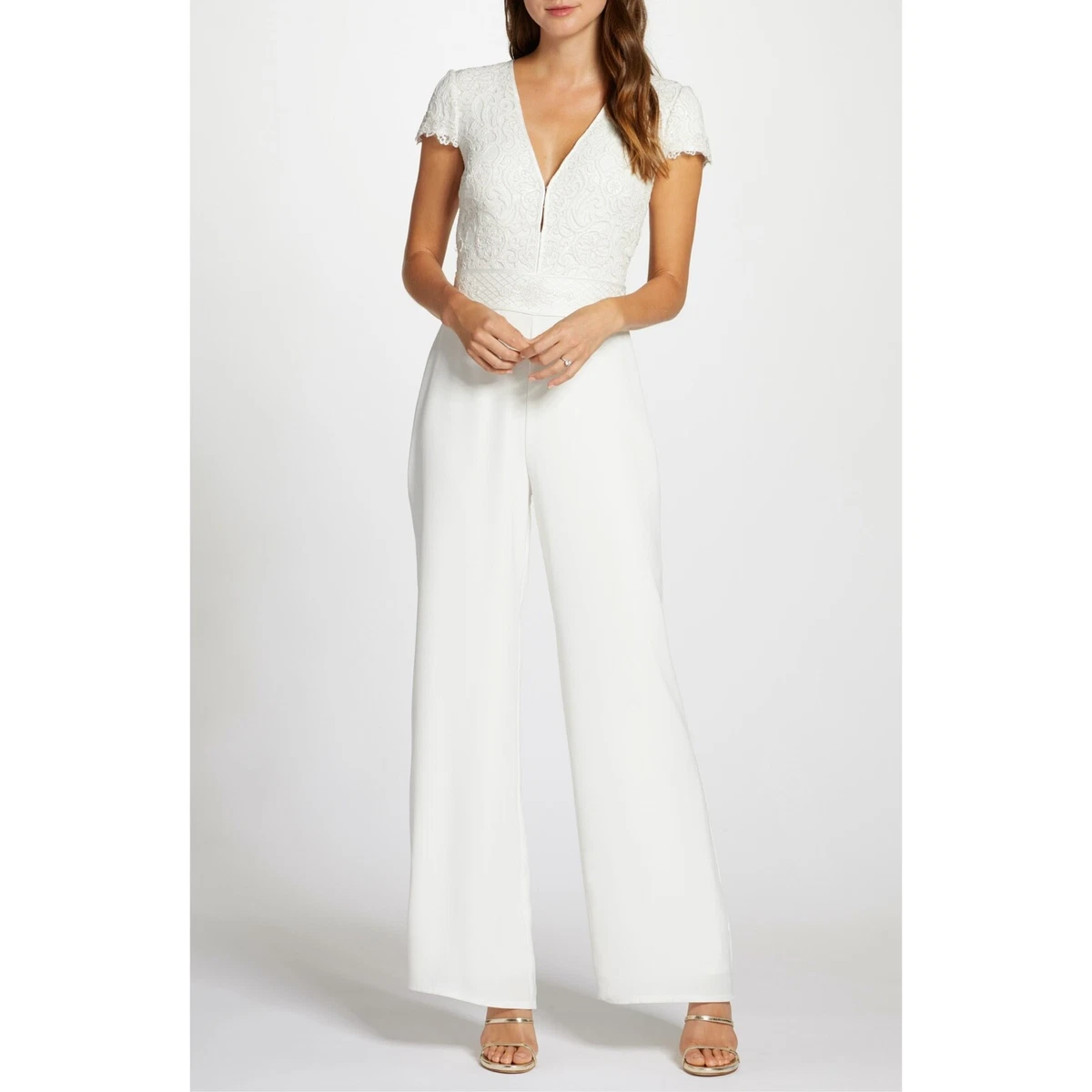 Tadashi shoji lace jumpsuit discount