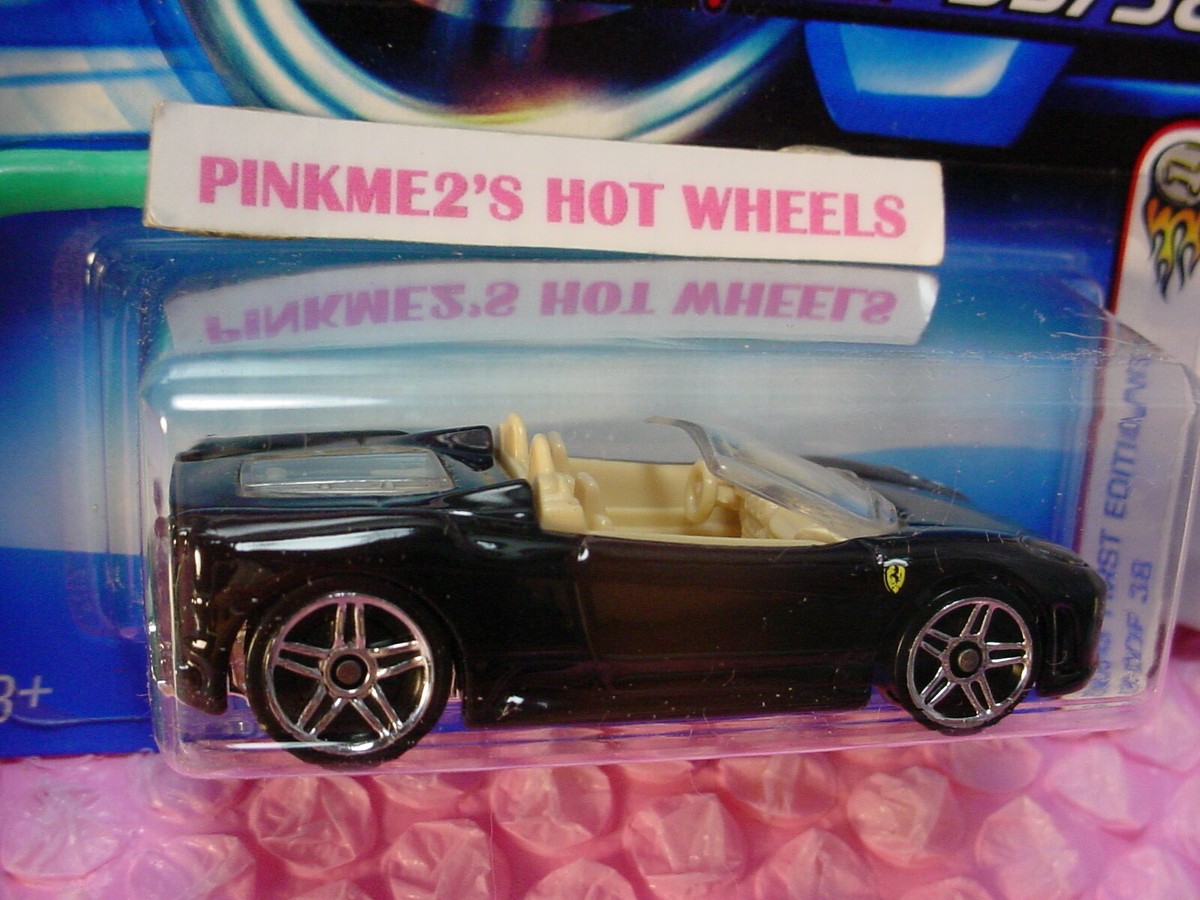 2006 Hot Wheels FERRARI F430 SPIDER Convertible #033☆black;pr5