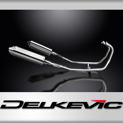 Kawasaki GPZ500S Ninja 500 87-09 Full Exhaust 2-2 13'' TriOval Stainless Mufflers