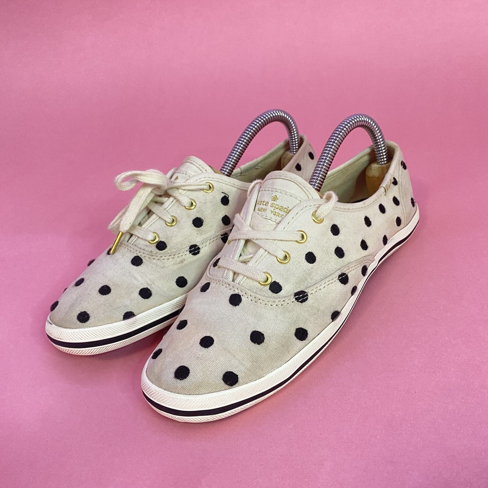 Ked’s Kate Spade Classic Black White Polka Dot Women’… Gem