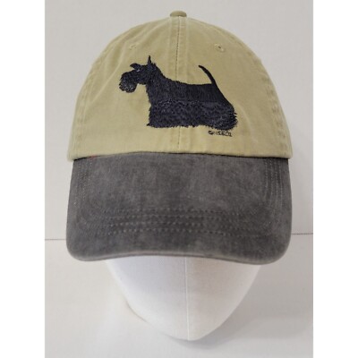 Scottish Terrier Embroidered Baseball Cap - Adjustable Strapback Dad Hat For Men & Women