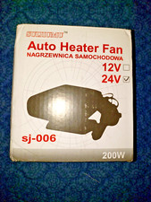 24V Car Truck Heater Defroster Demister Heating Fan Plug in Cigarette Lighter