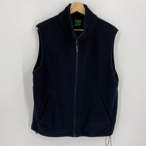 Cabela's Fleece Vest Mens Medium Black 