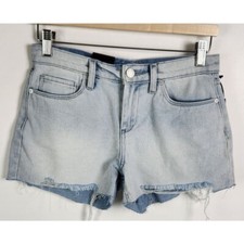 Blank NYC Women's Sz. 26 The Essex Classic Cut Off Shorts Light Wash NWT