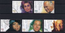Repubblica Federale Tedesca dal 2000 Mi 2143 2144 2145 2146 2147 attori con timbro primo giorno