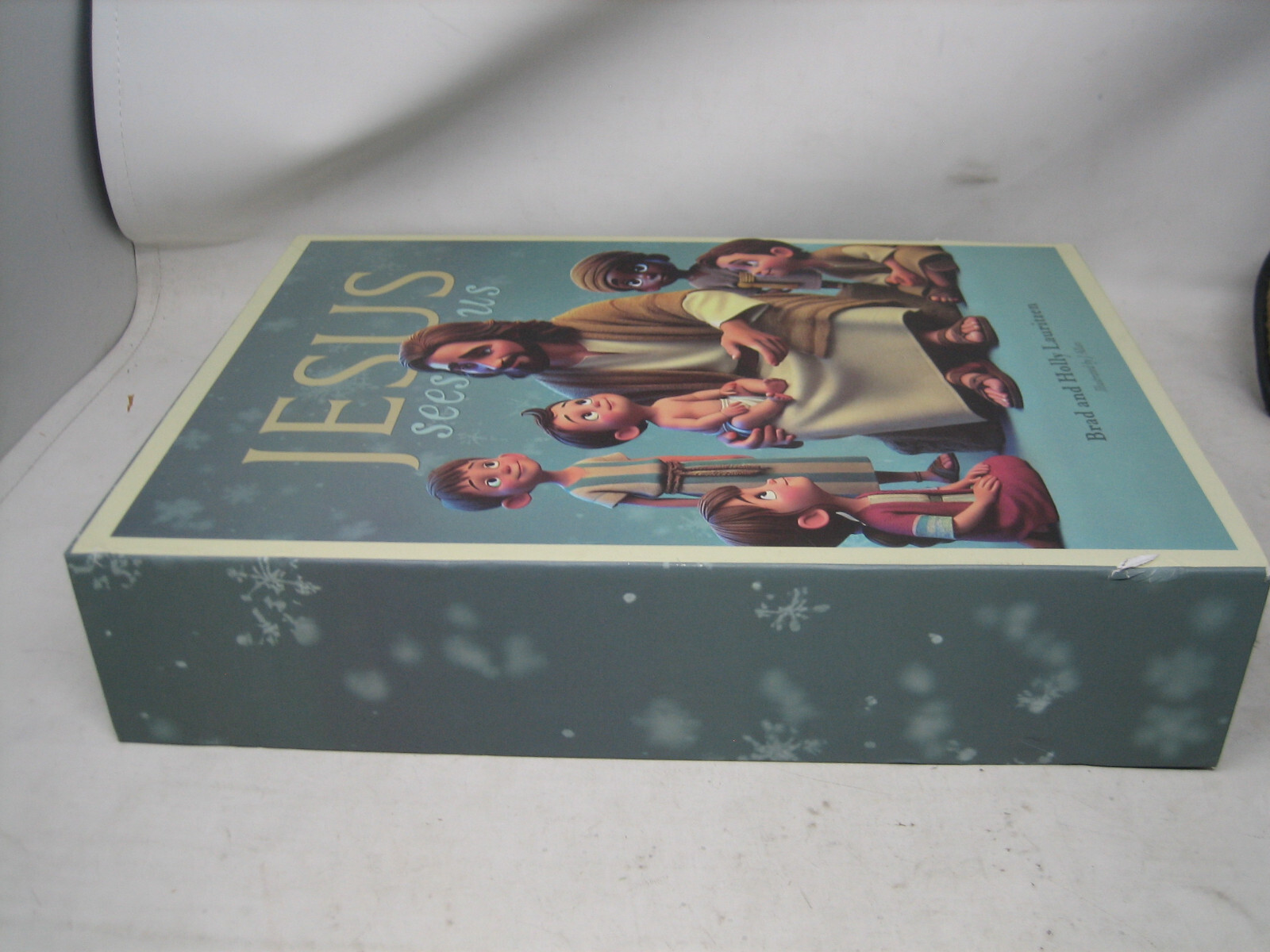 SUPER RARE JESUS SEE'S US 12 " FIGURE + BOOK BY BRAD & HOLLY LAURITZEN 2024 GOD