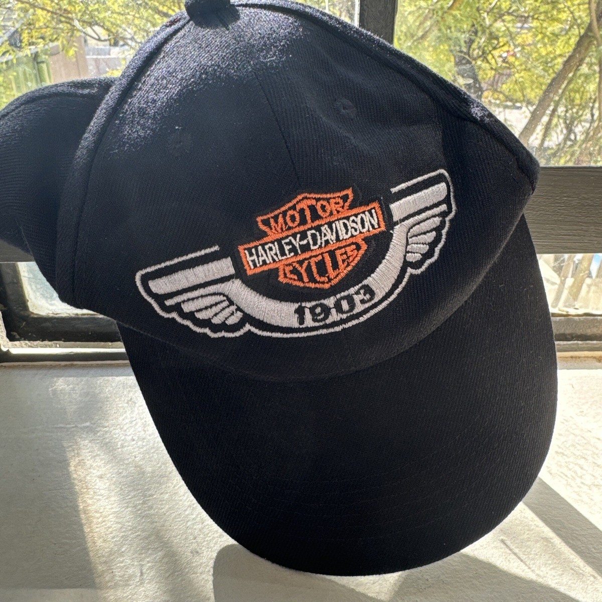 Harley Davidson 1903 Hat CAP Brand Loop Hook Strap One Size