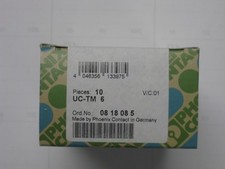 0818085 UC-TM6 NEW Phoenix contact terminal block marker labels box of 10 cards