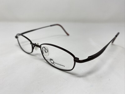 Modern GEMINI BROWN 47-18-135 Metal Full Rim Eyeglasses  display picture 1