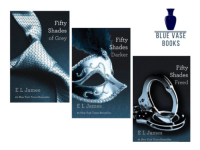 Fifty 50 Shades of Grey Trilogy Book Set Series By E L James, Paperback - GOOD