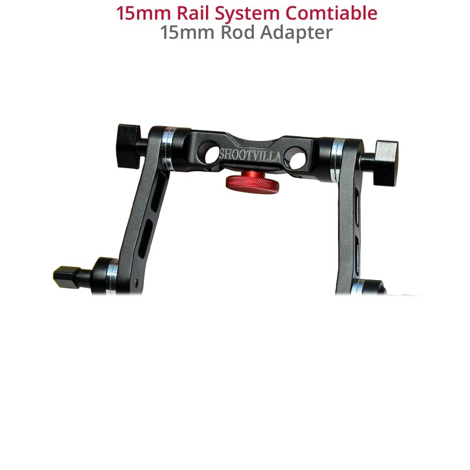 SHOOTVILLA Montaje Rápido 15mm Estilo Arri Roseta Bloqueo Mango Juego Foto 2 de 4