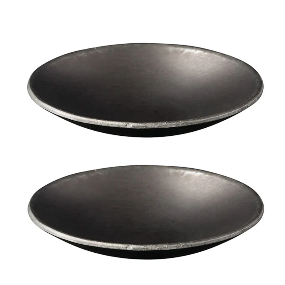 ORIGINAL FORGERY LTD Pack of 2, 100mm Candle Drip Trays for wrought iron Candle Sticks / projects