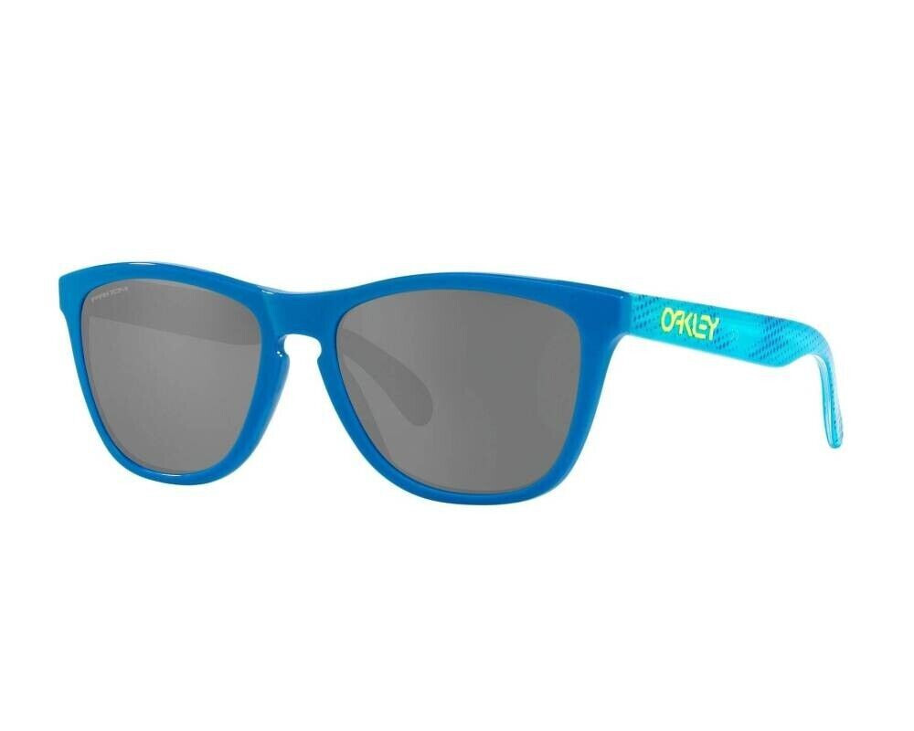 Oakley Sunglasses Frogskins Hi Res Polished Sapphire w/Prizm Black