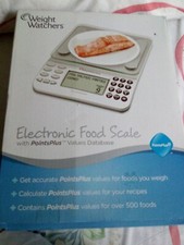 Weight Watchers Electronic Food Scale w/ Points Plus Value Database New 
