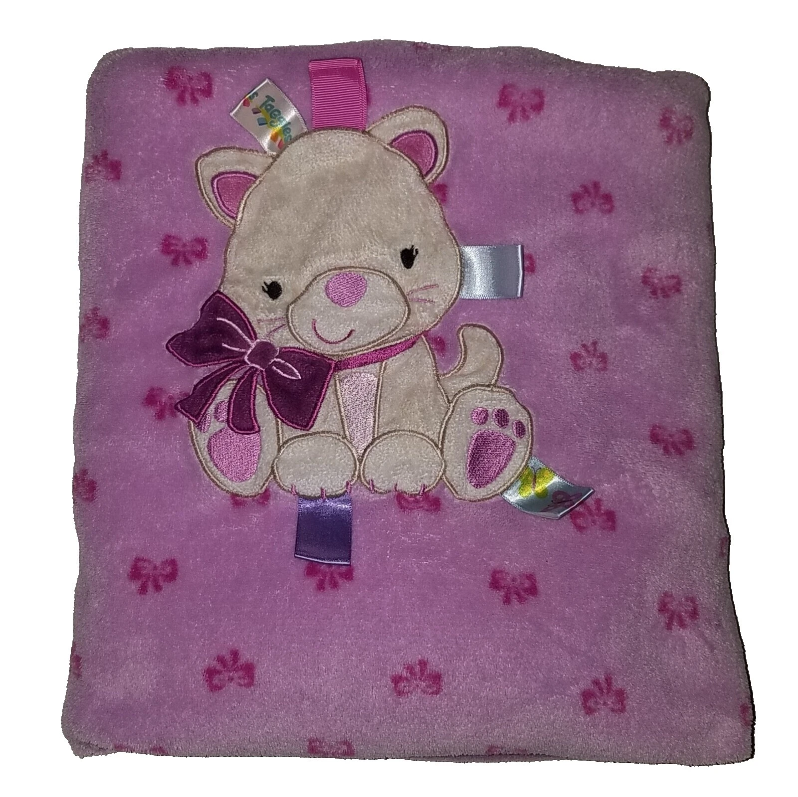 Taggies 女孩摇粒绒幼儿园毛毯和休闲毯