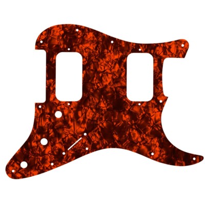 Pickguard Fender Big Apple & double FAT Stratocaster red pearl