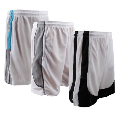 Men's  Basketball Workout Fitness Athletic Mesh Training Sports Gym Shorts