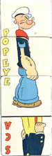 Popeye Puzzle Cards - Very Scarce, Vintage, 32 Cards, 1937