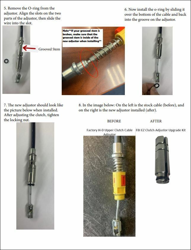 Fat Baggers EZ Broken Clutch Cable Adjuster for 20182021 Harley