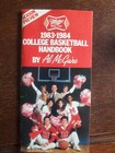 Al McGuire  - 1983 1984 College Basketball Handbook Pocket Schedule — photo 1