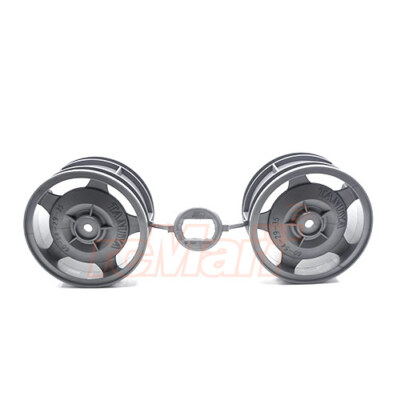 Tamiya DF-02 Aero Avante Rear Wheel Silver EP 4WD 1:10 RC Cars Buggy #10440577