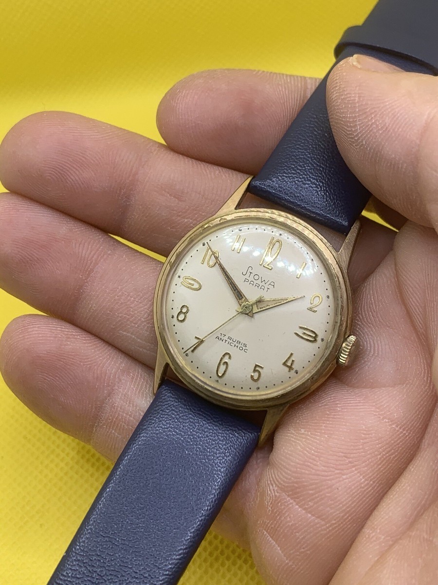 HOT 17 Rubis Stowa Taschenuhr Gold Stowa Uhren 17 Rubis