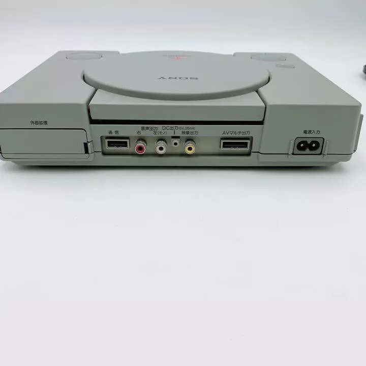 Sony Playstation 1 PS1 Gray Original japan + 4 games Tested Working SCPH-5502.