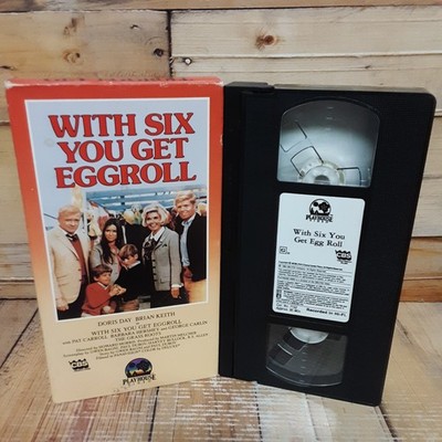 With Six You Get Eggroll VHS Used Doris Day Brian Keith Family Comedy