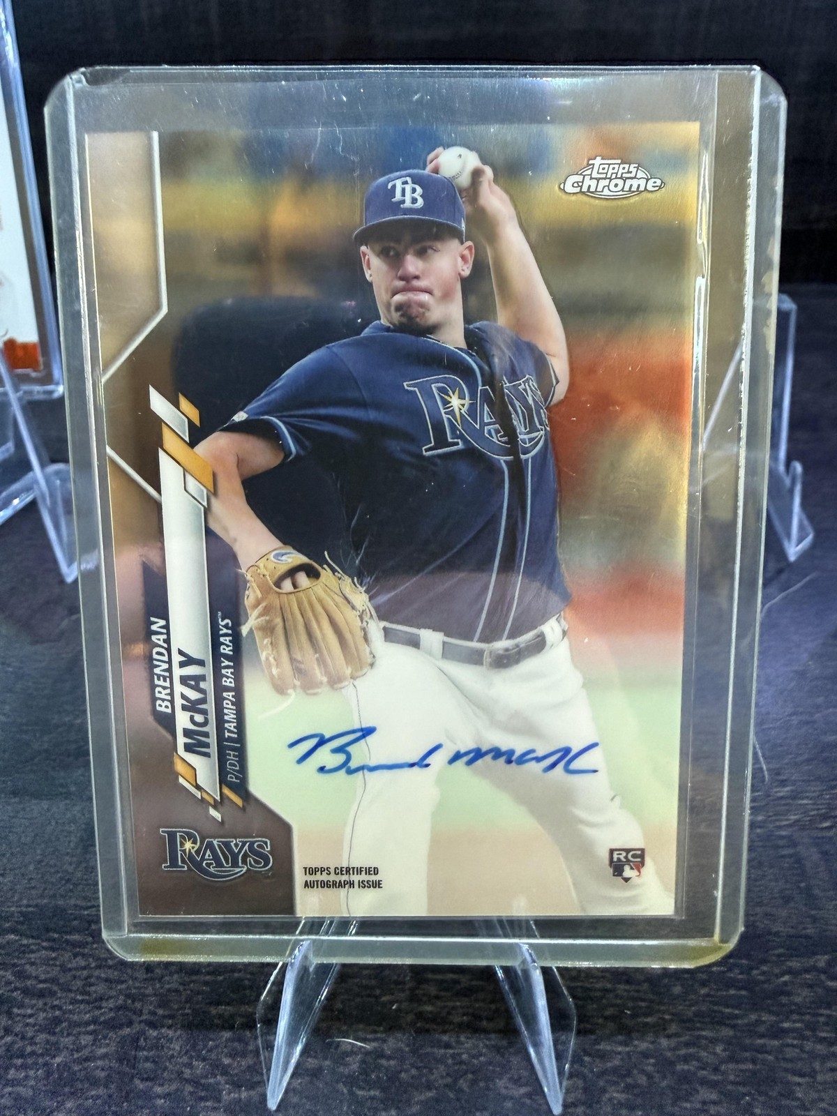 2020 Topps Chrome #RA-BM Brendan McKay Rookie Autographs