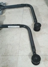 (Pair) PDG Fuze T-50 Tilt Manual Wheelchair Axle Pin Plates + Anti Tipping