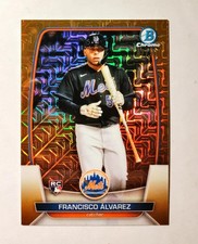Francisco Alvarez 2023 Bowman Chrome RC #49 Mega GOLD REFRACTOR 47/50 z20